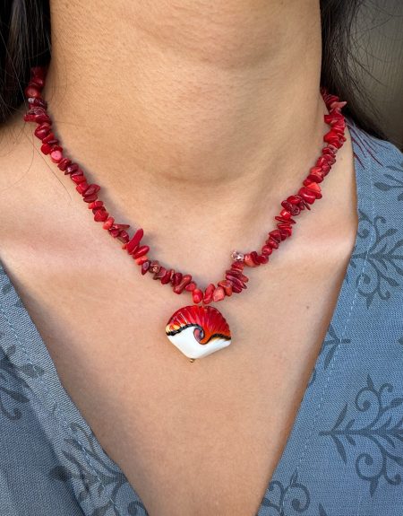 Collar Piedras Rojas