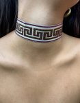 Choker Tela Ancho