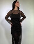 Vestido Tul Dorado
