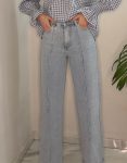 Vaquero Wide Leg Costura