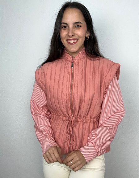 Chaleco Cremallera Coral