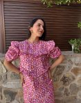 Blusa Estampada Rosa