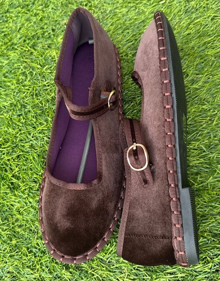 Merceditas Hebillas Marrón Chocolate