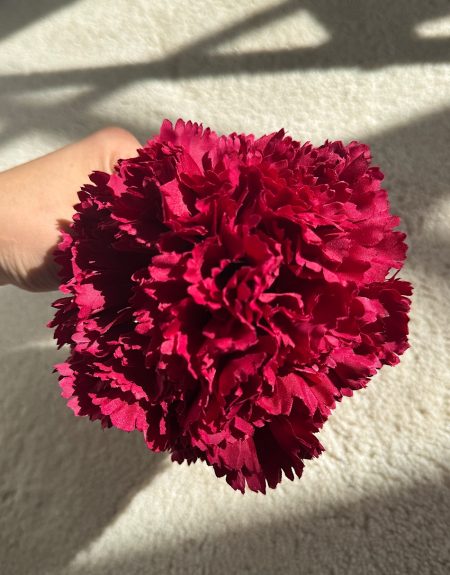 Ramillete Claveles Burdeos