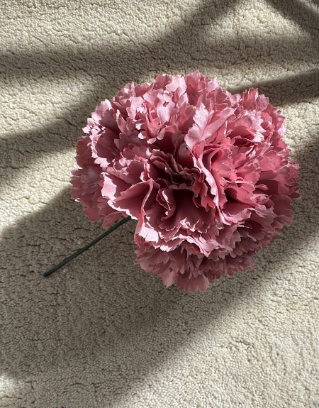 Ramillete Claveles Rosa Empolvado