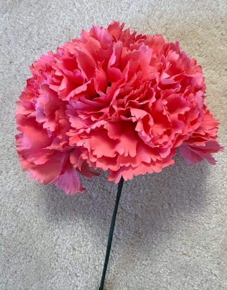 Ramillete claveles coral