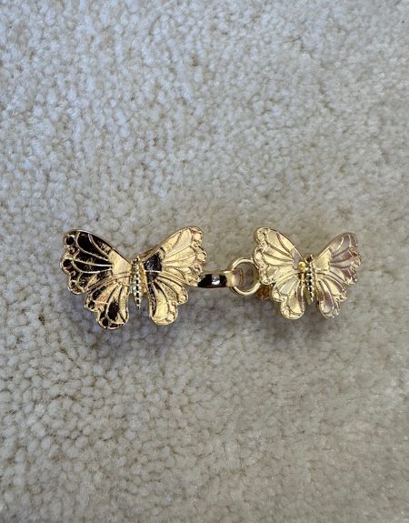 Clips mantoncillo mariposa
