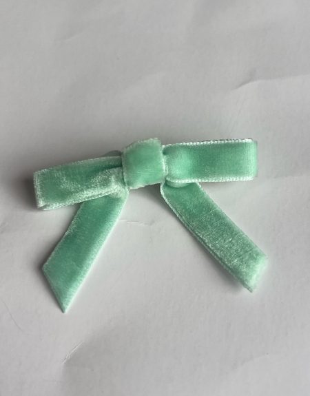 Broche lazo verde agua
