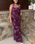 Conjunto dos piezas morado