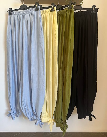 Pantalón bombacho lazo