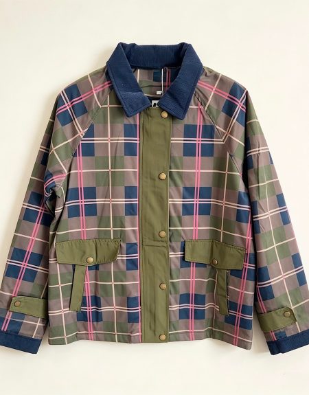 Chaqueta cuadros caza