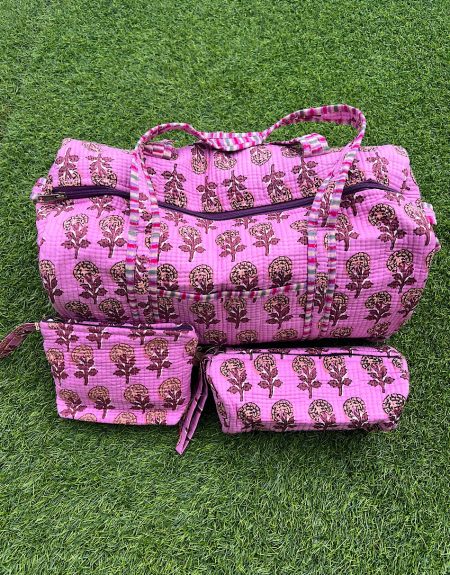 Conjunto tres piezas rosa